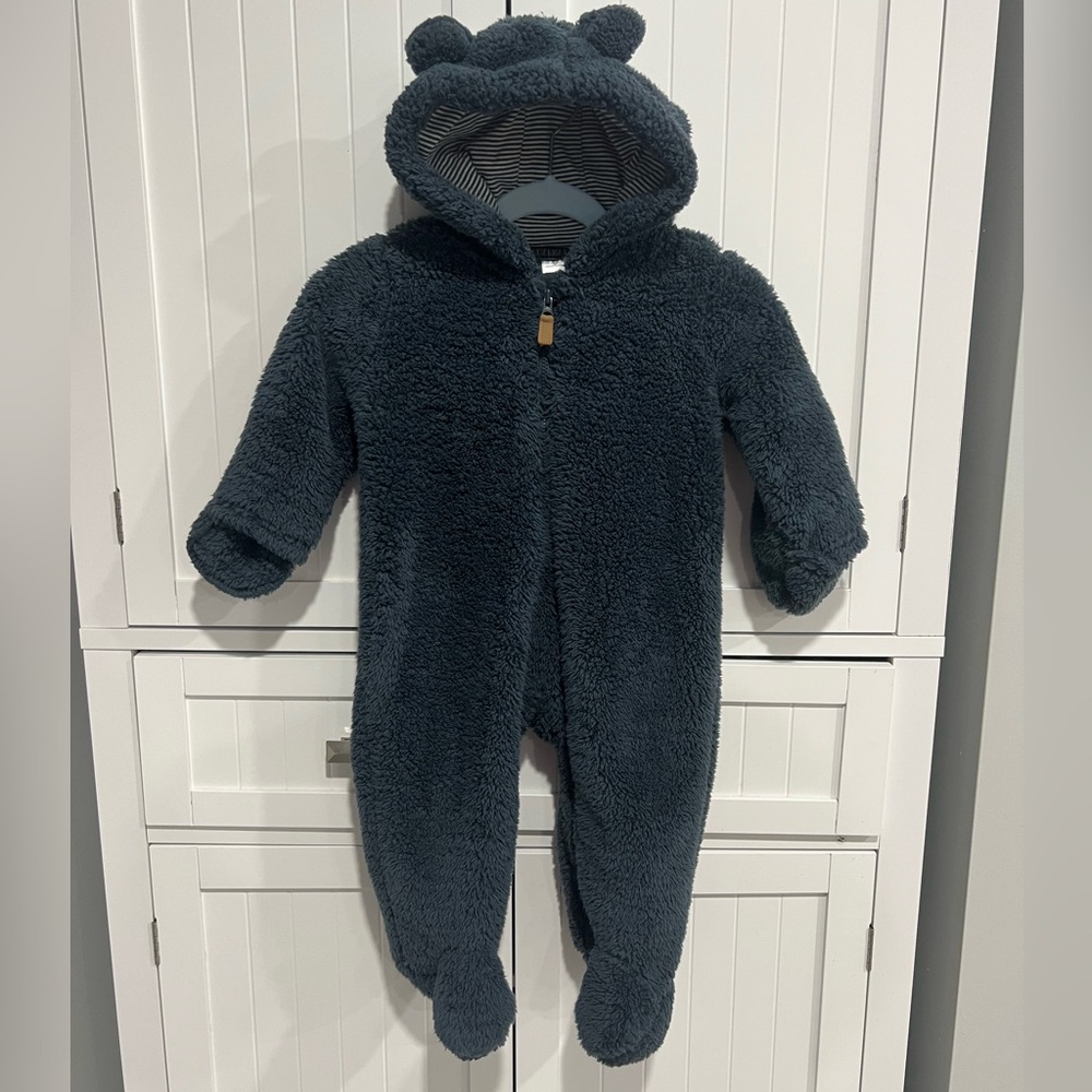 Carter’s Baby Hooded Sherpa Jumpsuit - Like New